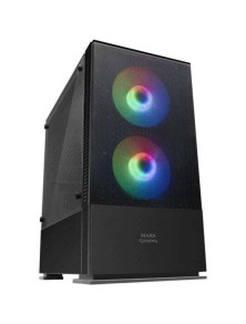 Mars Gaming MCZ Micro ATX, Mini-ITX Mini Tower - Painel lateral de acrílico - Iluminação RGB