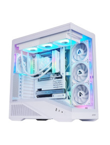 Abysm Arian Frame A400 Branco para Placas-mãe ATX, ITX e Micro ATX