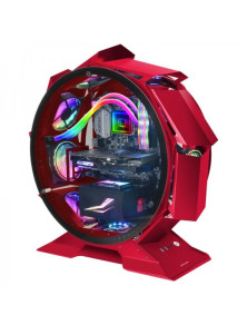 Caixa PC Mars Gaming MCORB Vidro Temperado USB 3.0 Vermelha