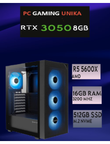 RYZEN5 5600X |RTX 3050 6GB |  2 x RAM 8GB DDR4 3200 CL22 | SSD SATA 500GB 500/500