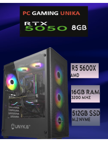 RYZEN5 5600X |RTX 5050 8GB |  2 x RAM 8GB DDR4 3200 | SSD NVME 500GB 500/500