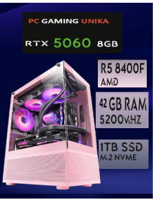 RYZEN5 8400F | RTX 5060 8GB | RAM 32GB DDR5 6000 CL30 | SSD NVME 1TB 3500/3000 PCIE4