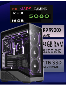RYZEN9 9900X |RTX 5080 16GB |  2 x RAM 24GB DDR5 RGB | SSD NVME 1TB 5000 PCIE4