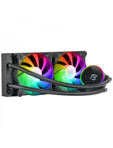 Mars Gaming ML-LCD240 - Ventoinhas ARGB - TDP 500W - Visor LCD de Temperatura