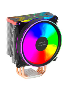 Mars Gaming MCPU-XU6 - Torre Dupla - Ventoinhas Híbridas Ultrassilenciosas - 6 Heatpipes