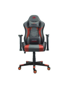 Cromad Serie Phoenix Silla Gaming (Cinza/Vermelho/Preto)