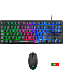 Mars Gaming MCPTKL - Teclado TKL e Mouse Leve  Tecnologia H-Mech - Até 3200 DPI - Switches Mecânicos Huano - Preto