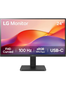 Monitor curvo LG de 23,8" 1500R VA FullHD 100Hz HDR 10 -  5ms - 16:9 - HDMI, USB-C