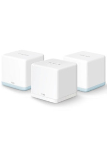 Wi-Fi Mesh Dual Band AC1300 Mercusys H30G - 3 Unidades Halo - Cobertura de até 260 m²