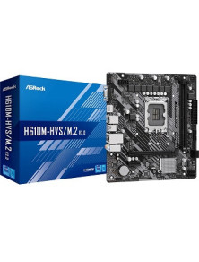 MOTHERBOARD ASROCK H610M-HVS 2DDR4, 1M2, 1PCI4.0, MATX